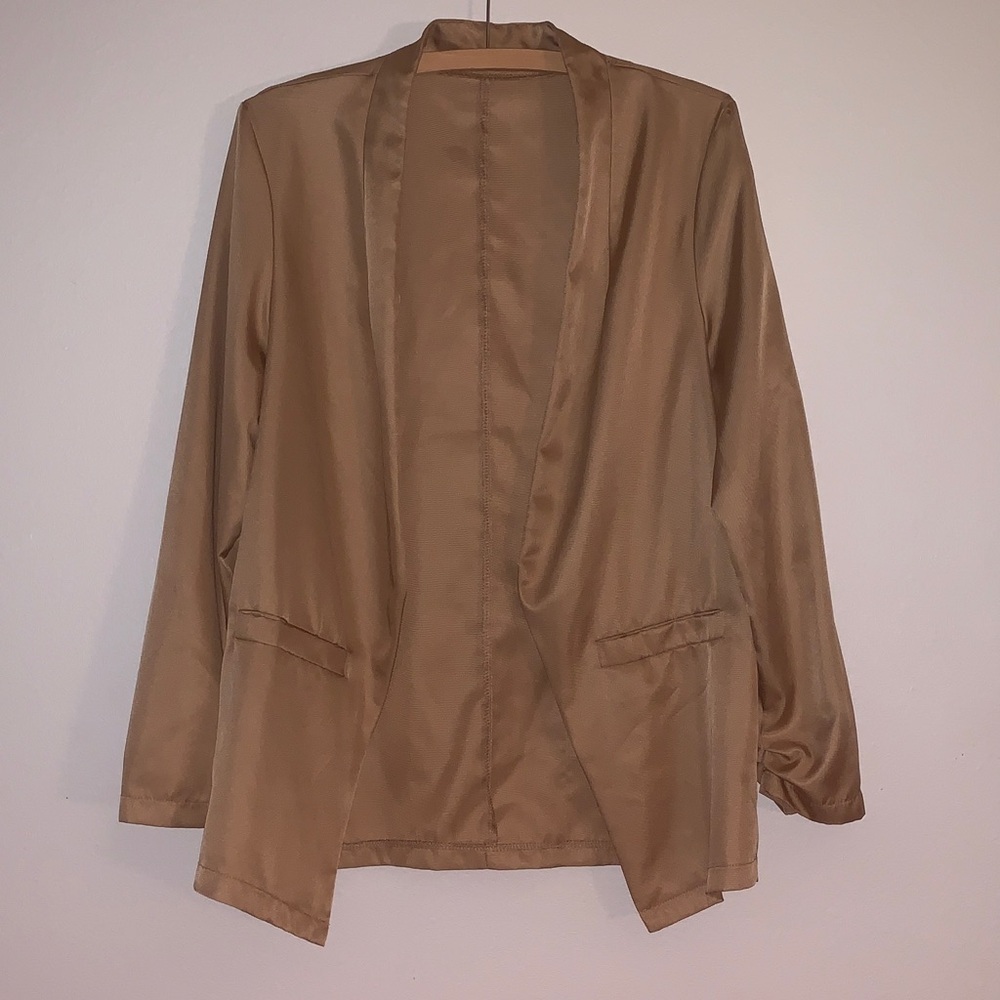 SHEIN Elegant Tan Blazer